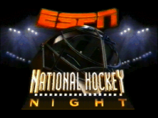 ESPN National Hockey Night title screen for Super Nintendo